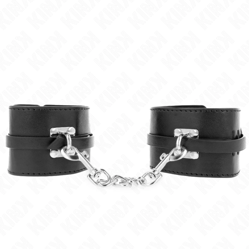 Kink - deluxe locking wrist restraints black adjustable 14.5-21 cm x 6 cm 3