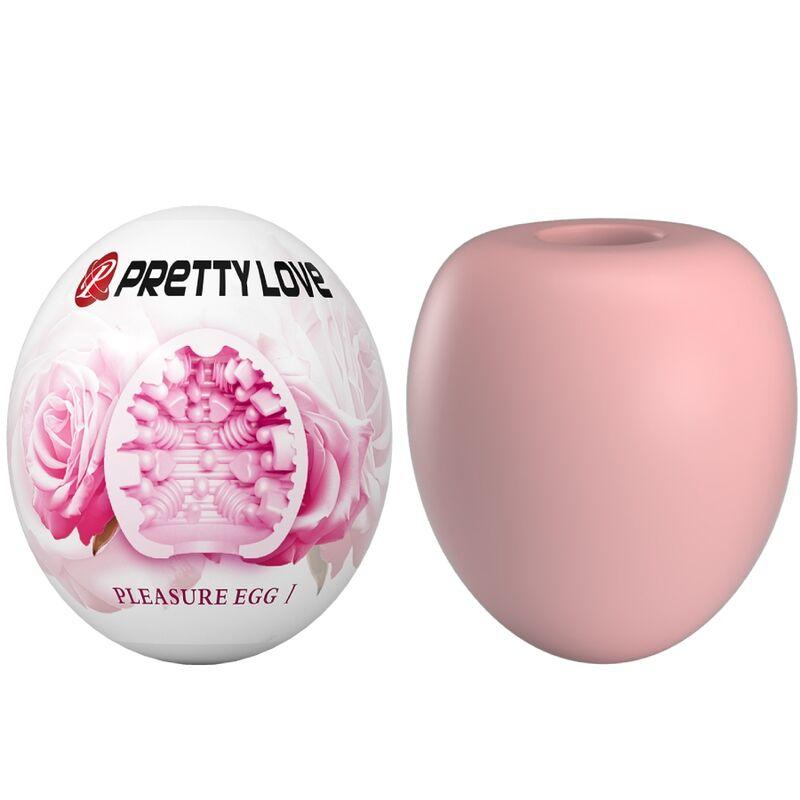 Pretty love - male masturbator egg pink