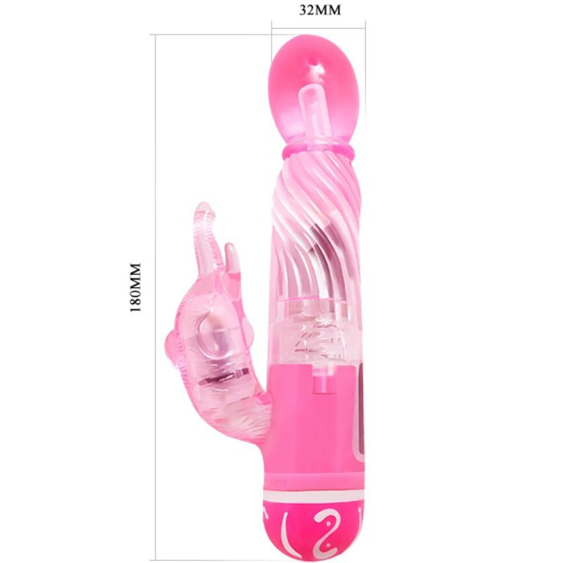 Baile - multispeed vibrator with pink stimulator 4