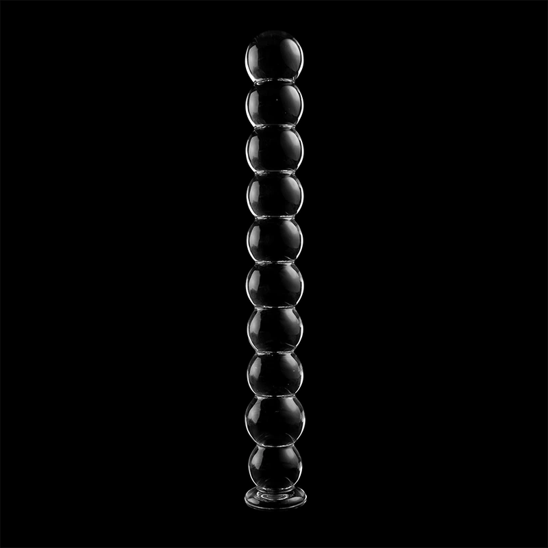 Nebula series by ibiza - model 22 dildo borosilicate glass clear 21.5 cm -o- 2.5 cm 5