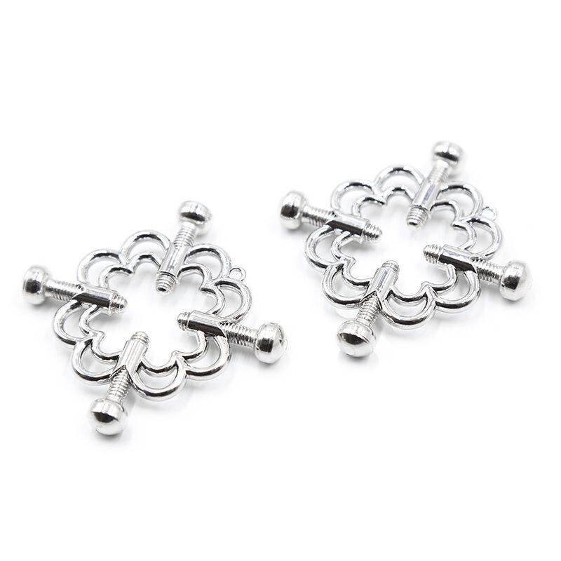 Ohmama Metallic Nipple Clamps Flower 1