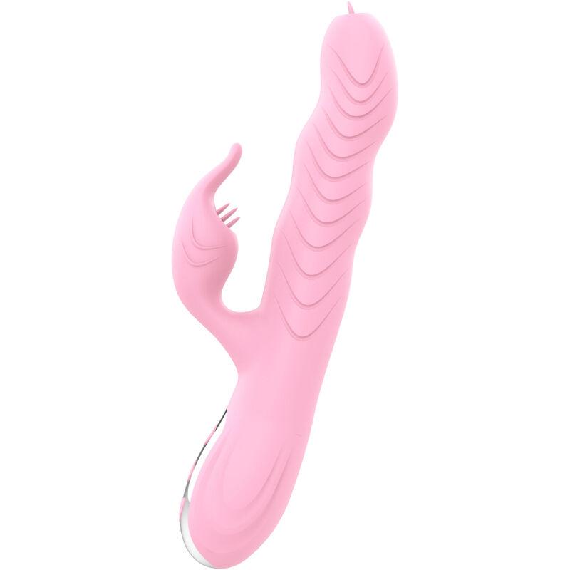 Armony - Marcia Vibrator & Thrusting Double Tongue Heat Effect Pink 2