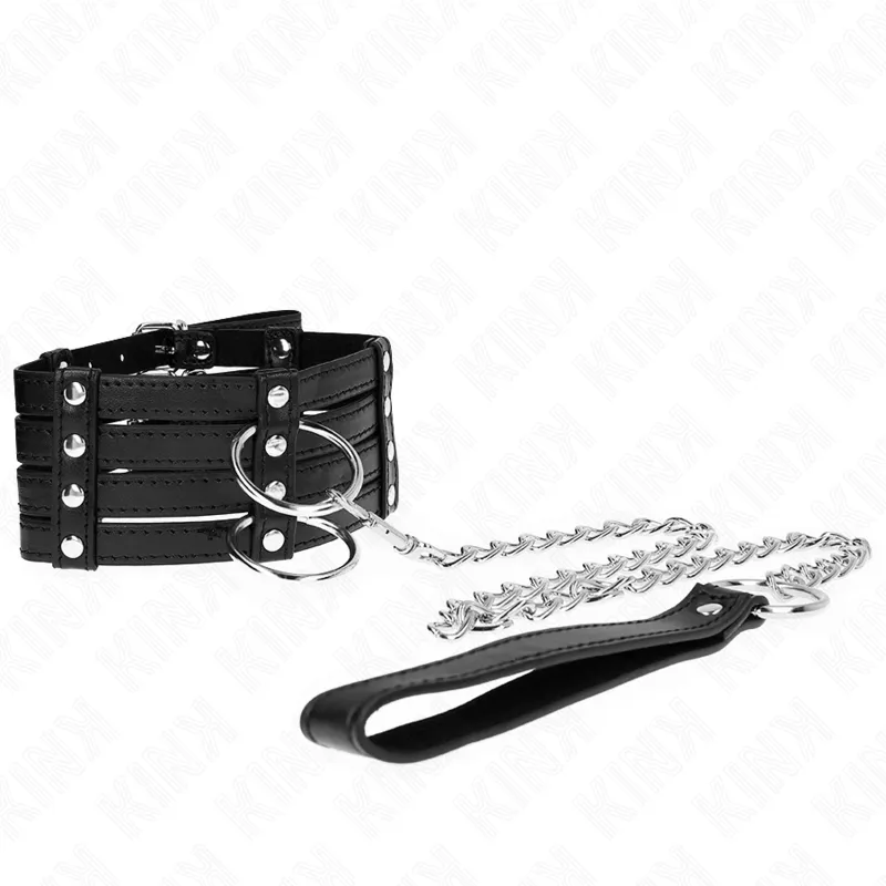 Kink - Necklace With Belt 65 Cm Sub Style Adjustable 35-51 Cm X 7 Cm