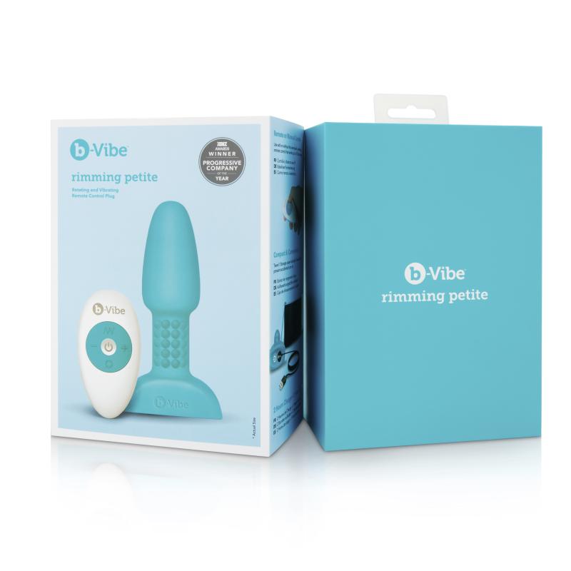 B-Vibe - Rimming Petite Remote Control Plug Teal 6