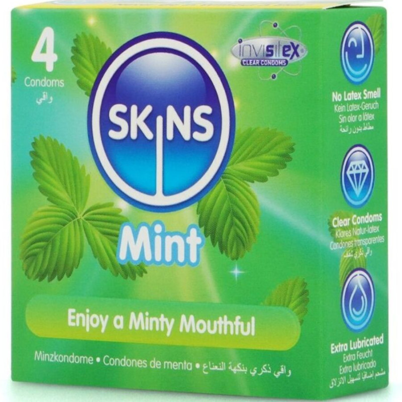 Skins - mint premium condoms pack 4 1