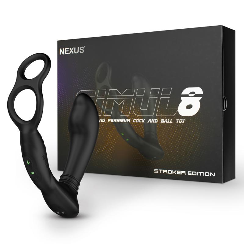 Nexus Simul8 Stroker Edition Vibrating Dual Motor Anal Cock And Ball Toy - Masér Prostaty