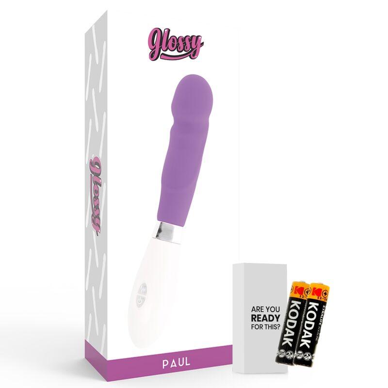 Glossy Paul Vibrator Purple 3
