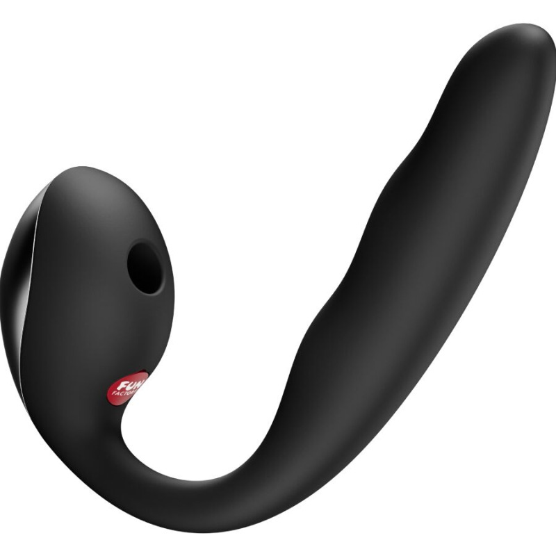 Fun factory - allegro insertable double air pulse vibrator black 1