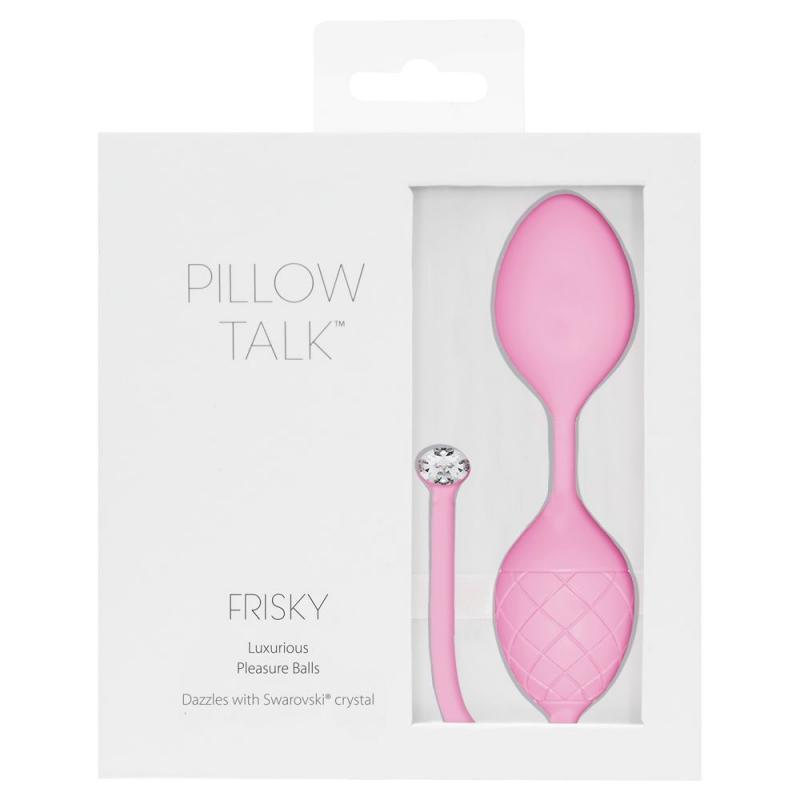 Pillow Talk Frisky 2ks Ružove - Venušiné Guličky