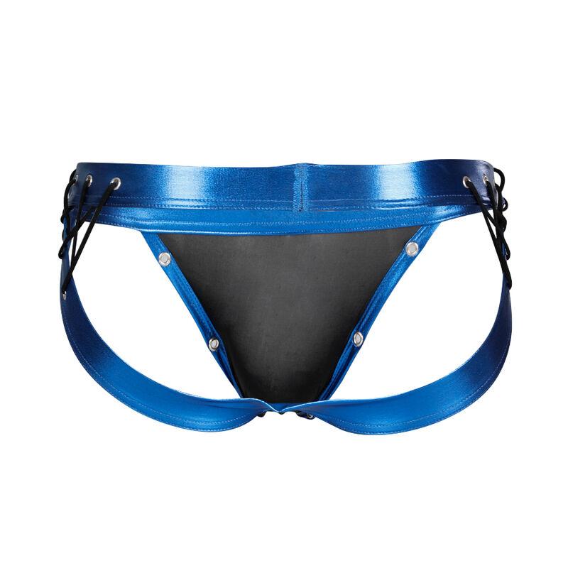 Cut4men - Jockstrap Desire Blue Leatherette Xl 3