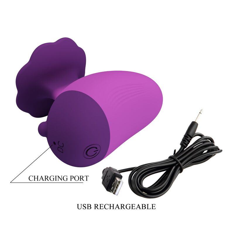 Pretty love - rechargeable clitoral stimulator 7 modes purple 7