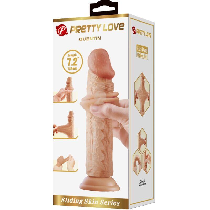 Pretty love - quentin realistic dildo 18 cm flesh 5