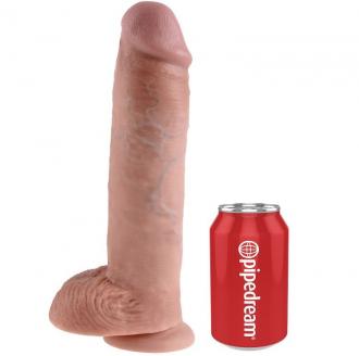 King Cock 11" Cock Flesh With Balls 28 Cm