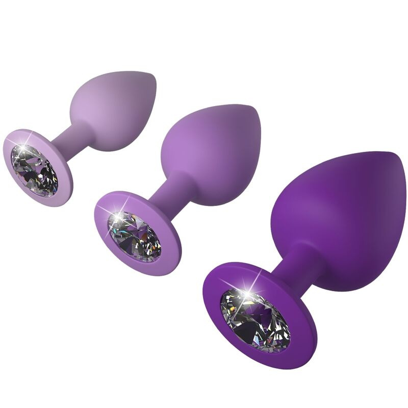 Fantasy for her - violet anal plug set 3 2