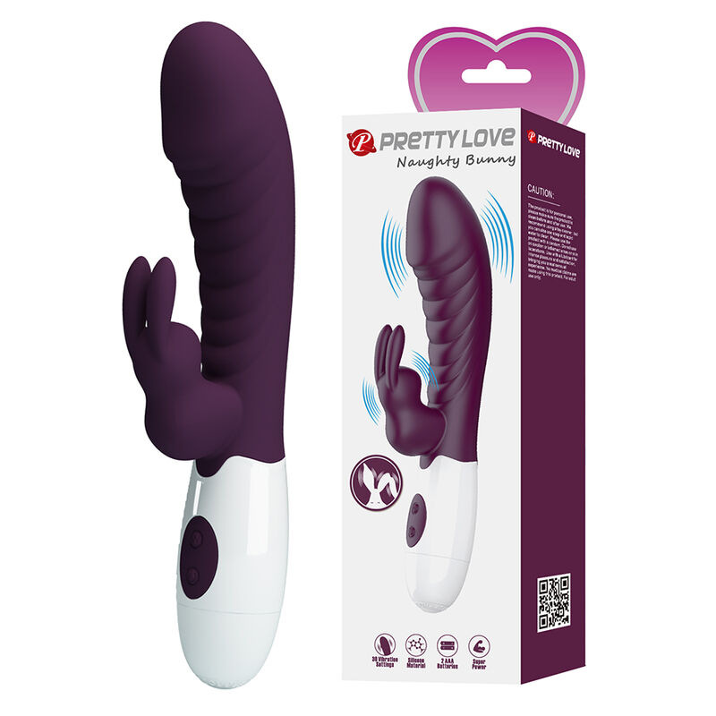 Pretty love - naughty bunny 30 function rabbit vibrator purple 10