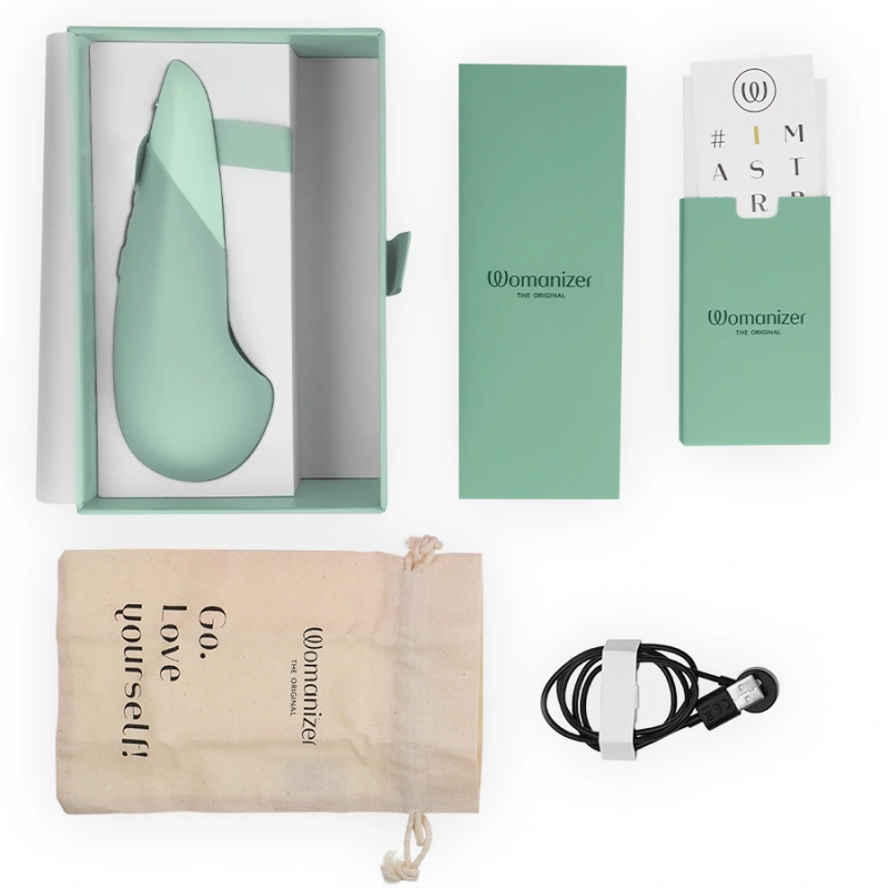 Womanizer - vibe lay-on silent vibrator sage 5