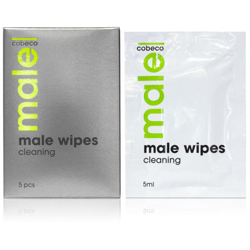 Male Cobeco Wipes Cleaning  5 X 5ml
