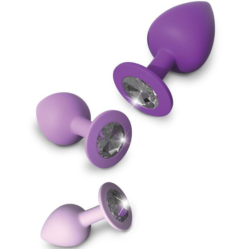 Fantasy for her - violet anal plug set 3 1