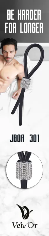 Velv&Apos;Or - Jboa 305 Adjustable Cock Ring Black 16