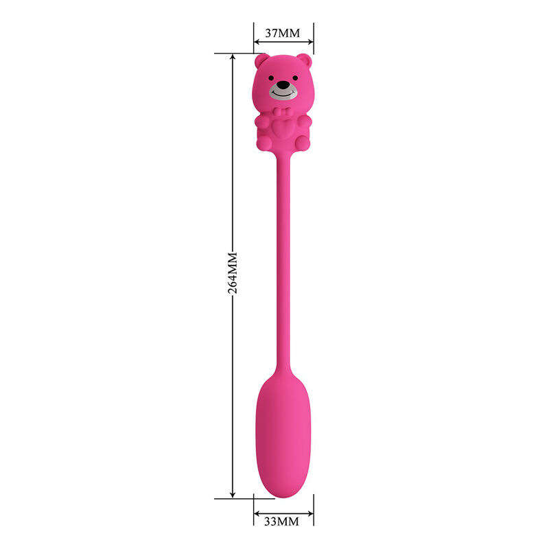Pretty love - olson rechargeable bullet vibrator with wired controller pink 9
