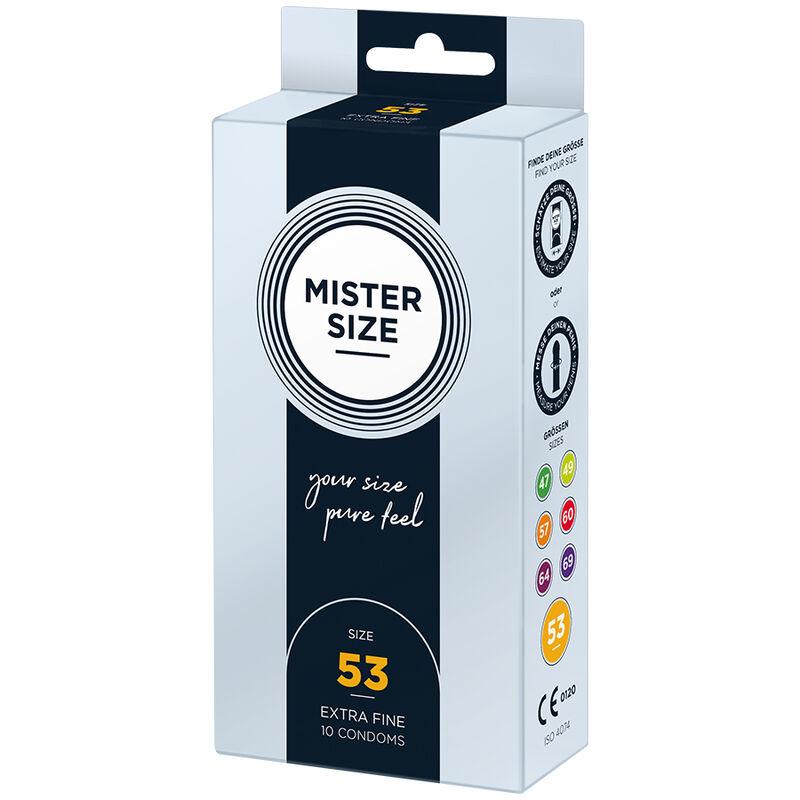 Mister size - condom size m 53 mm (10 units) 1