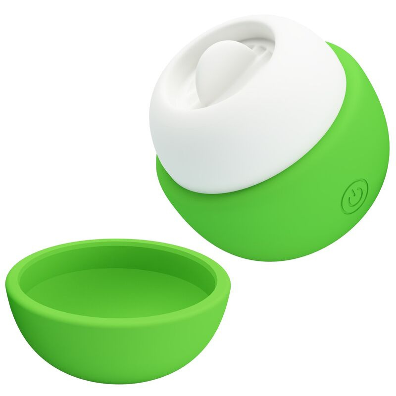 Pretty love - rechargeable tongue effect clitoral stimulator green 6