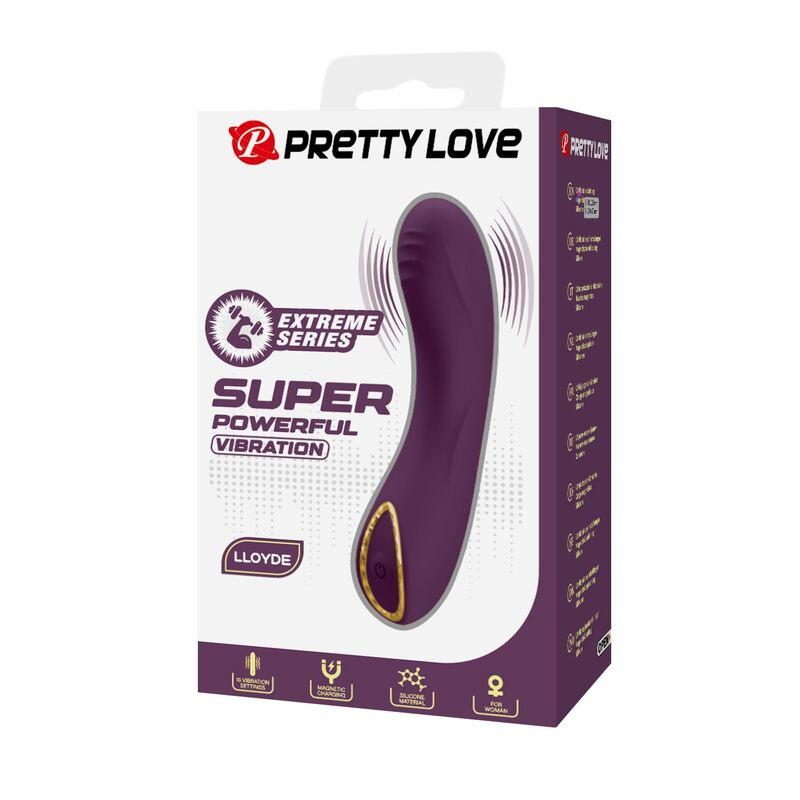 Pretty love - lloyde rechargeable vibrator 10 functions purple 2