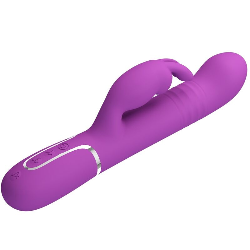 Pretty love - coale 4 in 1 multifunction rabbit vibrator purple 2
