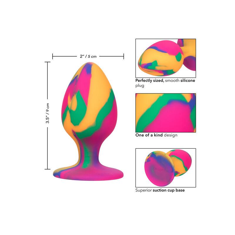 Calex Cheeky Large Tie-Dye Plug Anal 2