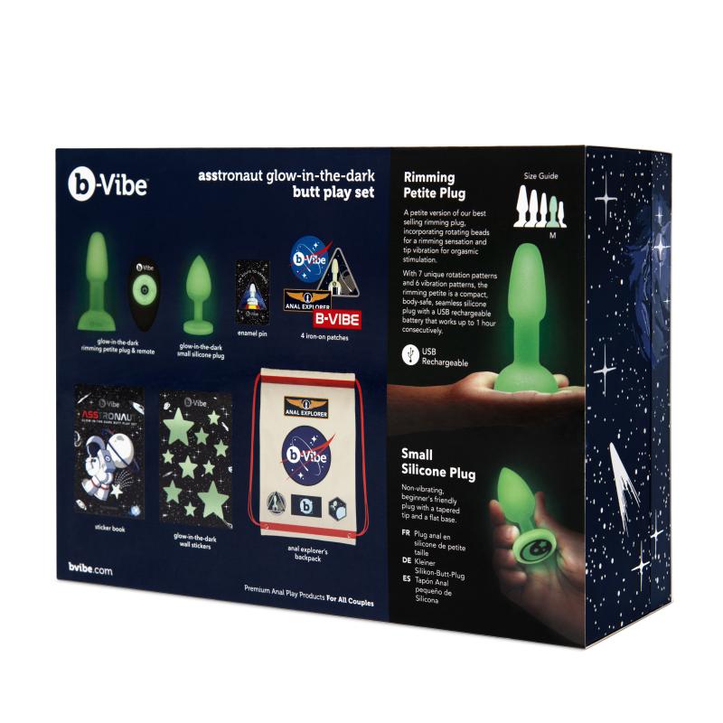 B-Vibe - Asstronaut Glow-In-The-Dark Butt Play Set 16