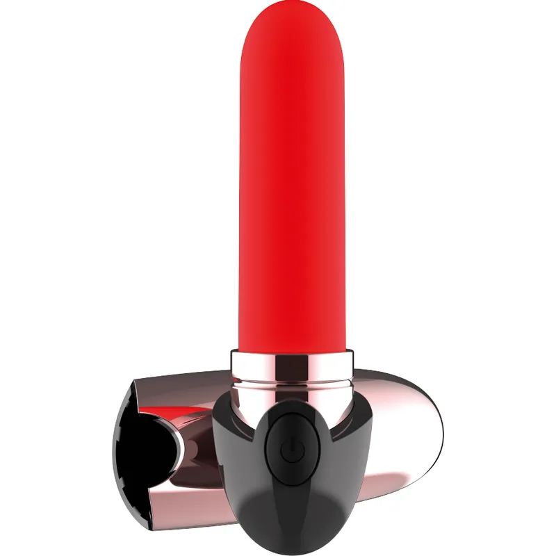 Coquette  Vibrator Rechargeable Lipstick Black/ Gold