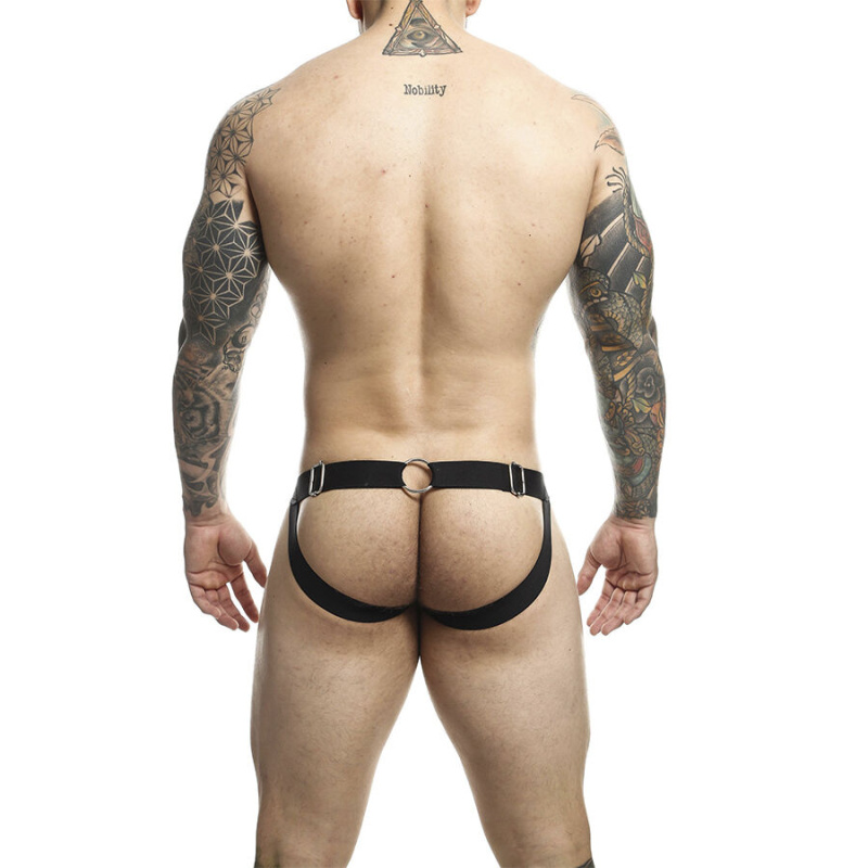 Mob - dngeon red jockstrap with chains one size 5