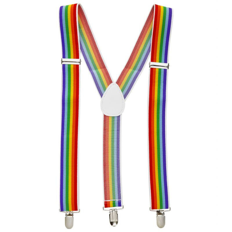 Pride - lgbt flag suspenders