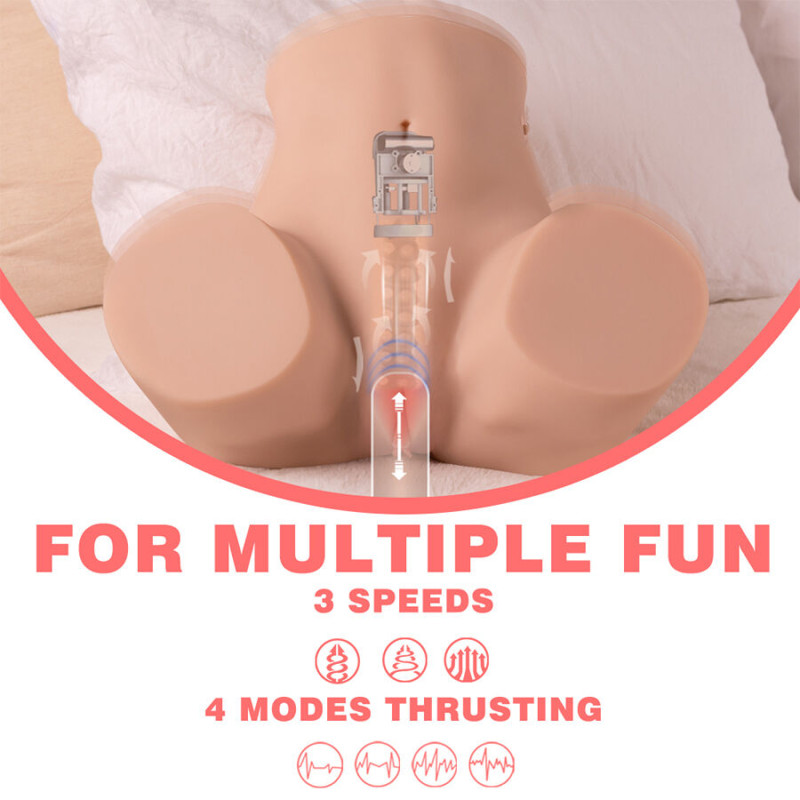 Xise - danae thrusting realistic vagina mastubador with multi-position vibration 7