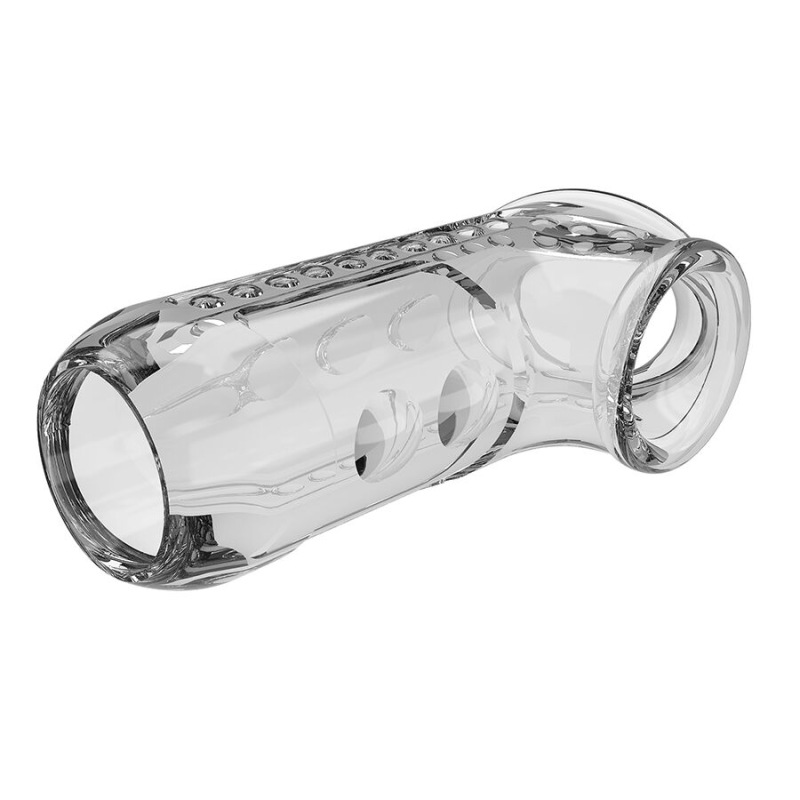 Pretty love - transparent textured penis sheath 3