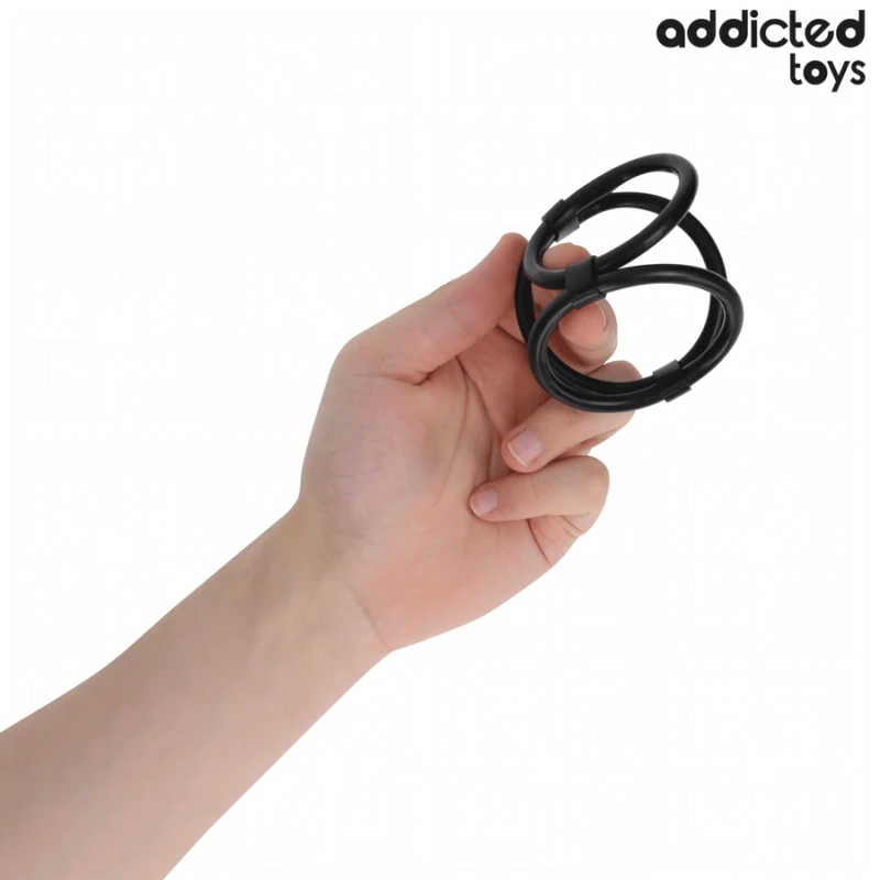 Addicted toys - triple penis ring 1