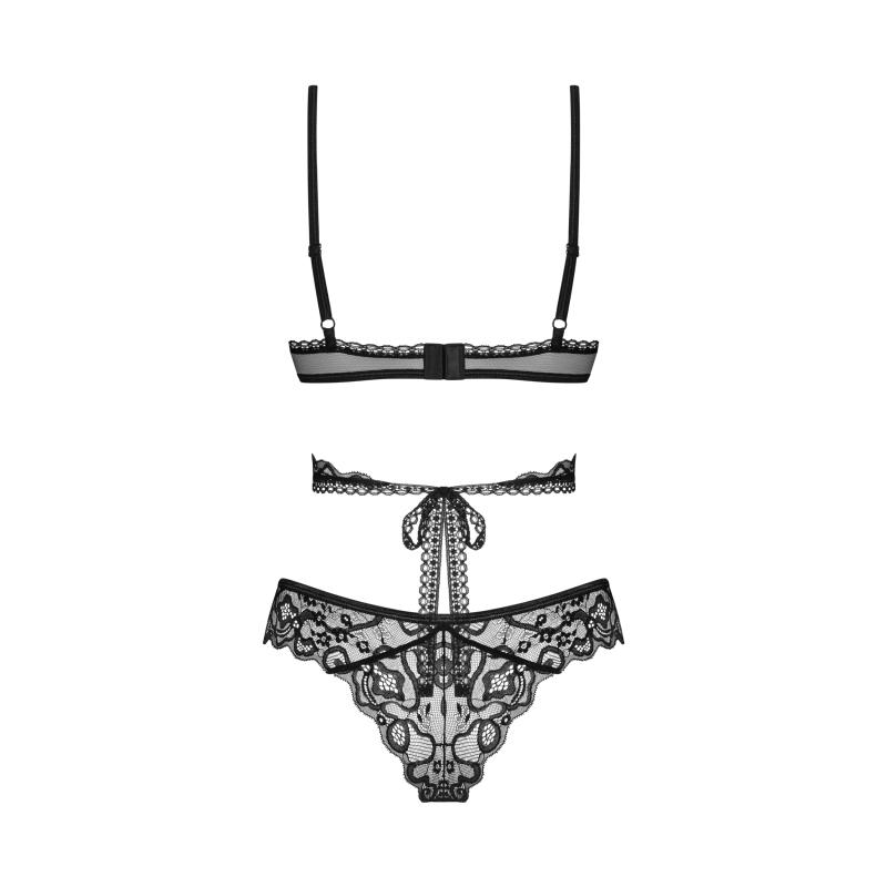 Obsessive - Blomentis 2-Pcs Set Black M/L