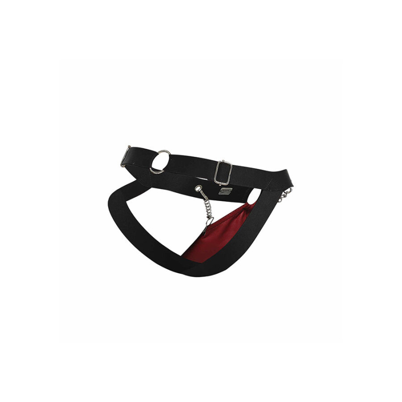 Mob - dngeon red jockstrap with chains one size 7