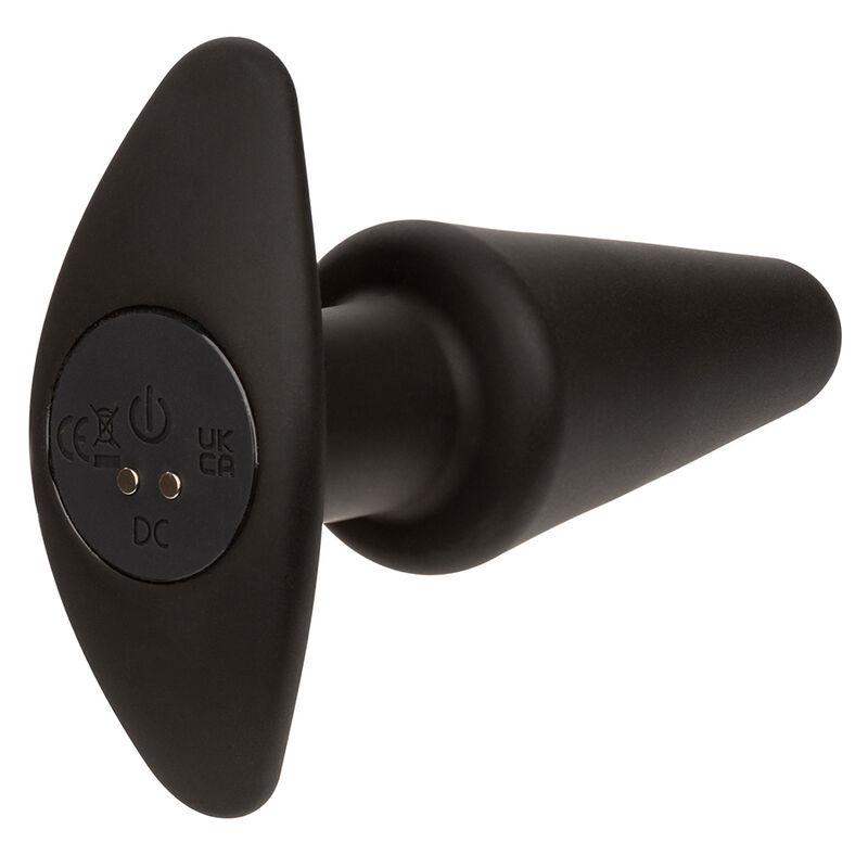 Calexotics - Rock Bottom Tapered Anal Plug 10 Vibraciones Silicone Black 4