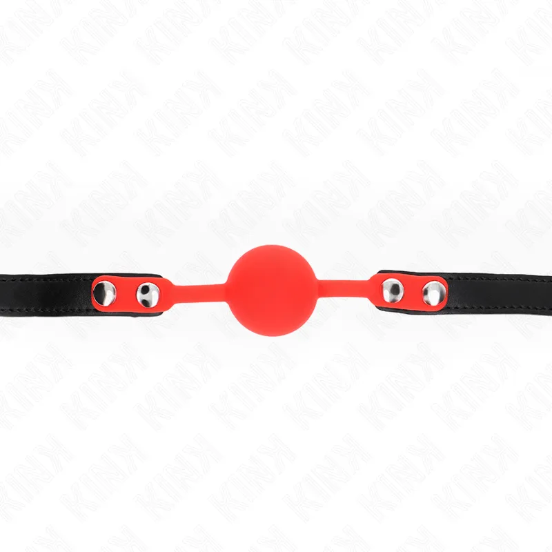 Kink - Silicone Ball 4 Cm Gag With Lock 60 X 2 Cm 2