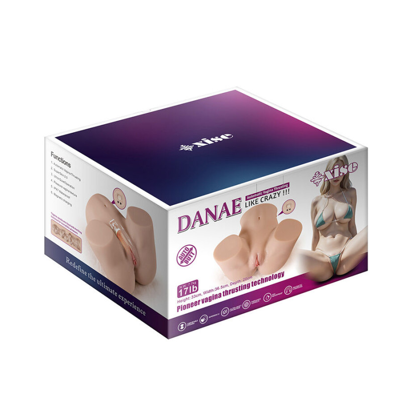 Xise - danae thrusting realistic vagina mastubador with multi-position vibration 14