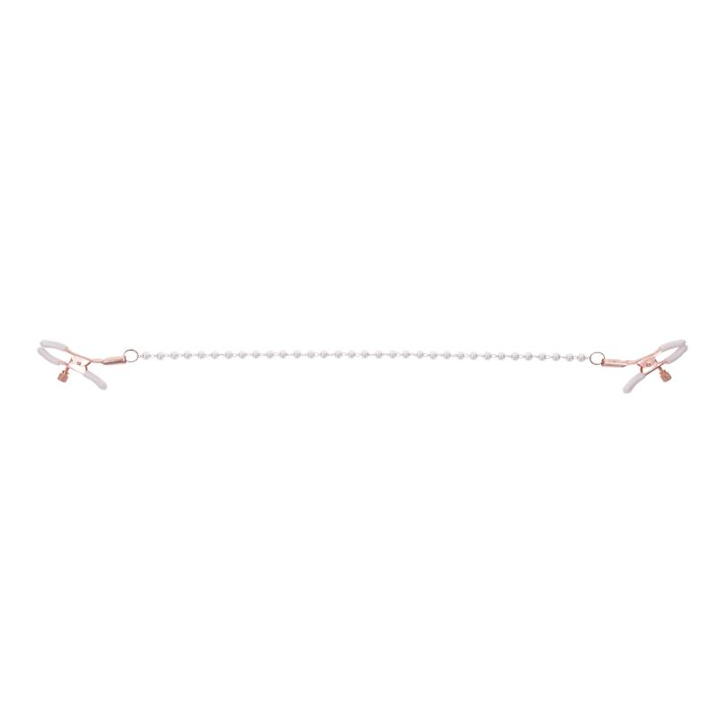 Sportsheets - S&M Peaches ‘N Creame Pearl Nipple Clamps Cream 3