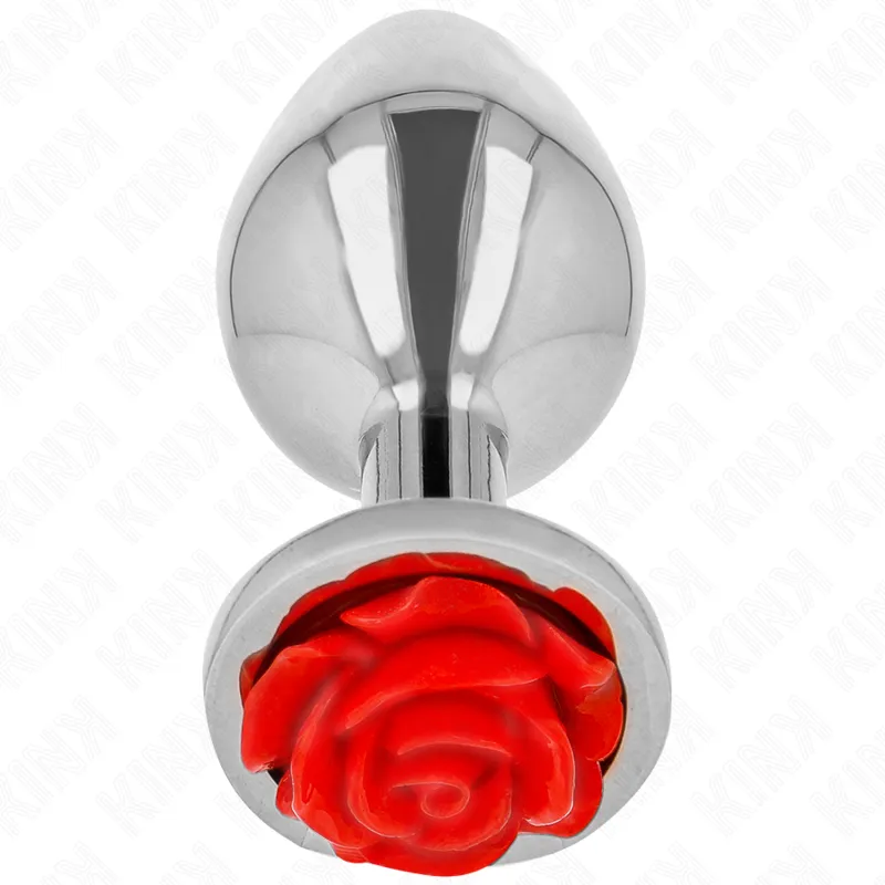 Kink - plug anal rose red size m