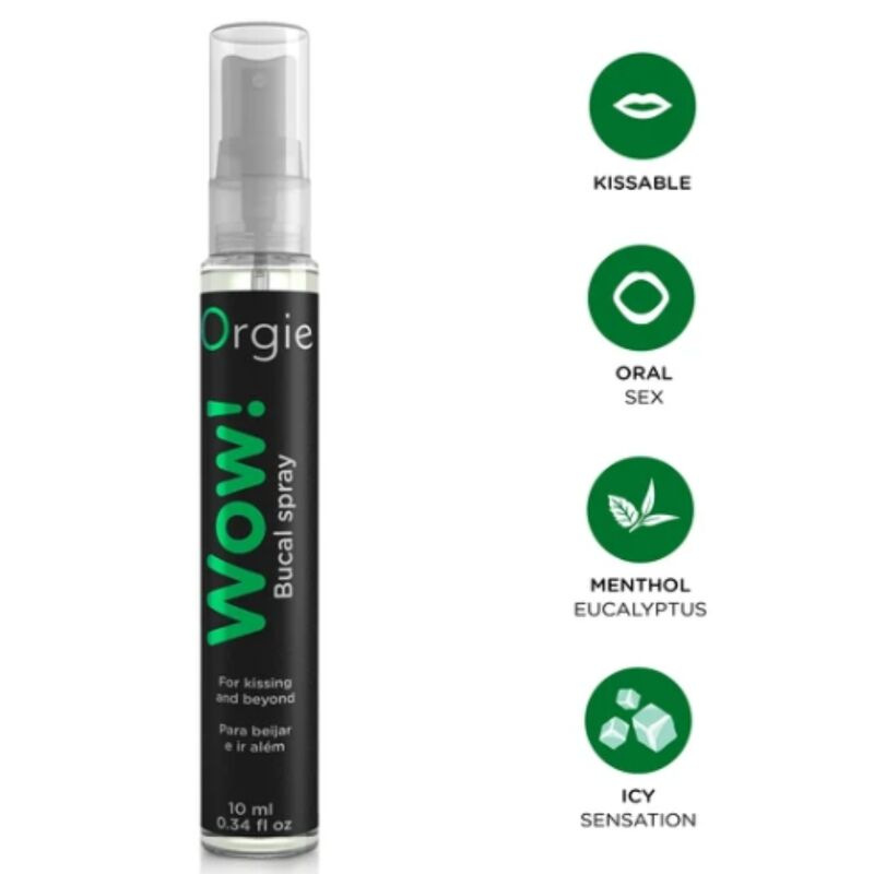 Orgie - wow! menthol and eucalyptus buccal spray 10 ml