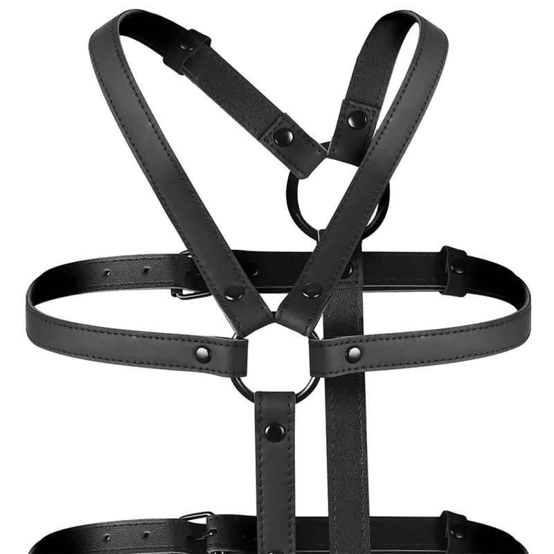 Fetish Submissive Bondage - Adjustable Harness Torso And Arms - Postroj 3
