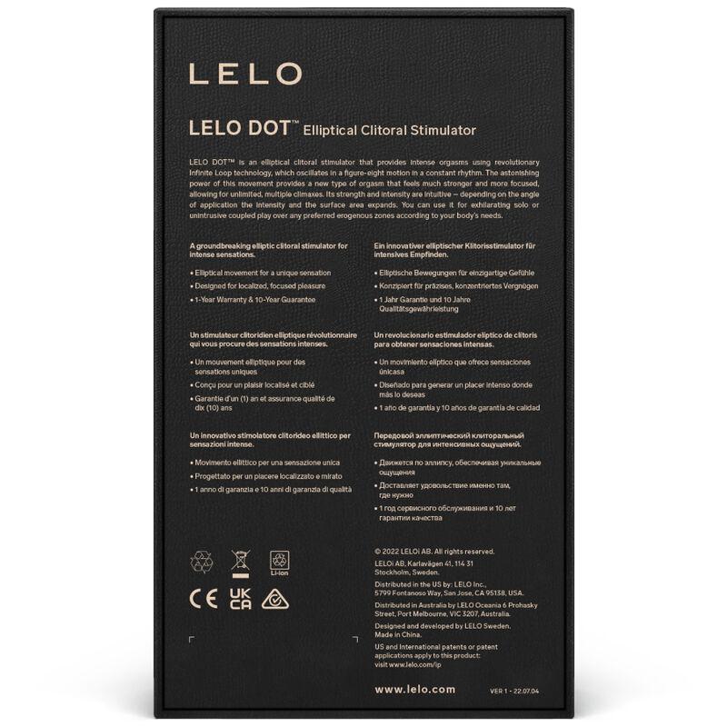 Lelo Dot Clitoral Stimulator - Pink 2