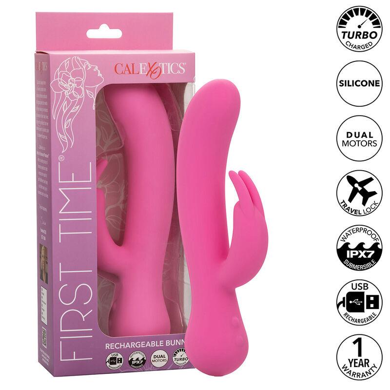 Calexotics - First Time Vibrator Rabbit Rechargeable Pink