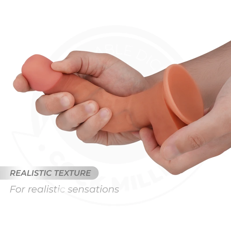 Cock miller - hyperrealistic articulable dildo 17.8 cm 6