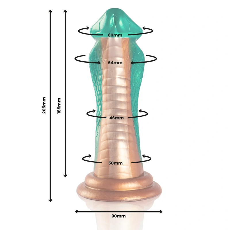 Epic - python dildo cobra green 1