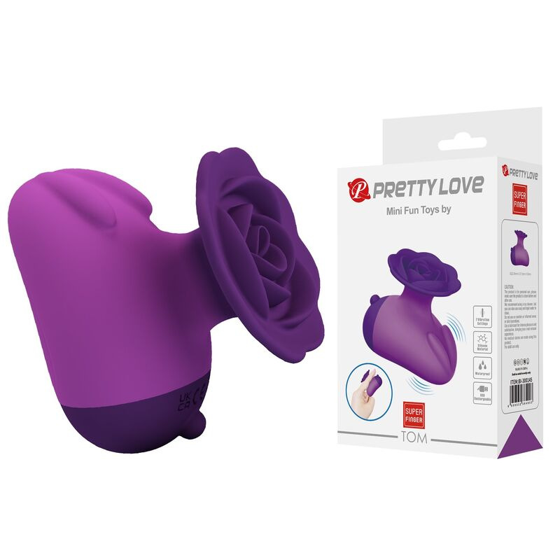 Pretty love - rechargeable clitoral stimulator 7 modes purple 8